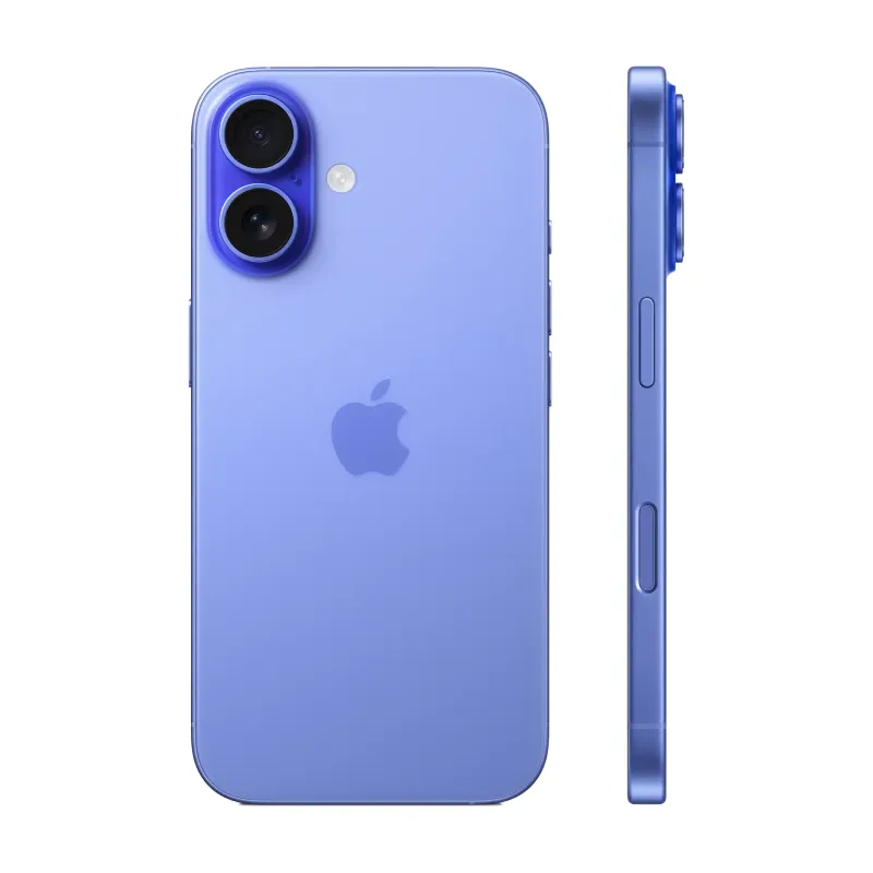 Смартфон Apple iPhone 16 128 ГБ ультрамарин (1sim + eSim)