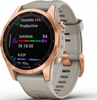 Garmin Fenix 7S Solar Розовое золото