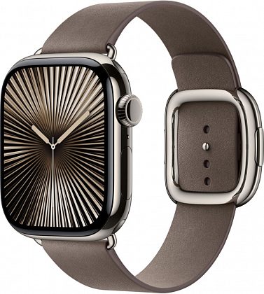 Ремешок Apple Modern Buckle 42 мм, коричневый, M