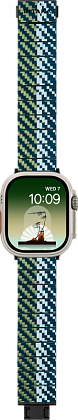 Ремешок Pitaka Wind для Apple Watch, 38/49 мм, карбон, черный