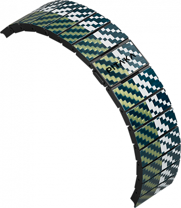 Ремешок Pitaka Wind для Apple Watch, 38/49 мм, карбон, черный