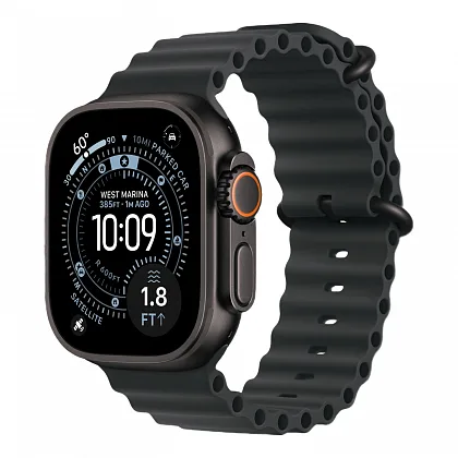 Apple Watch Ultra 3 49mm GPS + Cellular Black Titanium Case Black Ocean Band One Size