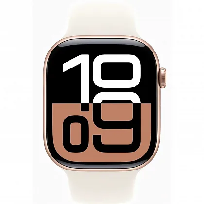 Смарт-часы Apple Watch Series 10 46mm Rose Gold Aluminum Case with Light Blush Sport Band, размер M/L