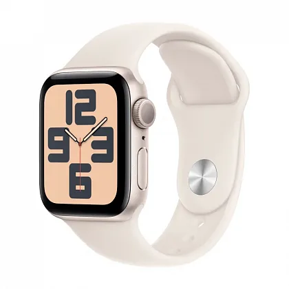 Apple Watch SE (2024) 40mm GPS Midnight Aluminium Case Midnight Sport Band (Темная ночь) S/M
