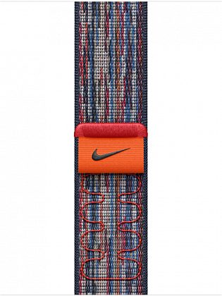 Ремешок Apple Nike Sport Loop 42 мм, синий/красный