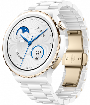 HUAWEI Watch GT 3 Pro керамический ремешок Белые (Frg-B19T)