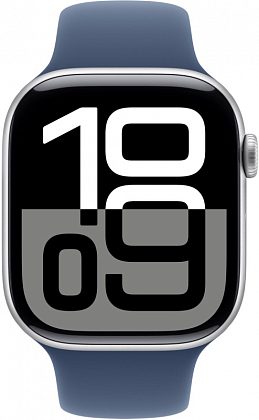 Ремешок Apple Sport Band 46 мм, «деним», M/L