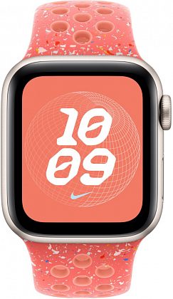 Ремешок Apple 42 мм Nike Sport Band, цвета «волшебная искра/нежная заря», размер S/M