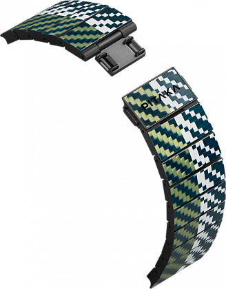 Ремешок Pitaka Wind для Apple Watch, 38/49 мм, карбон, черный