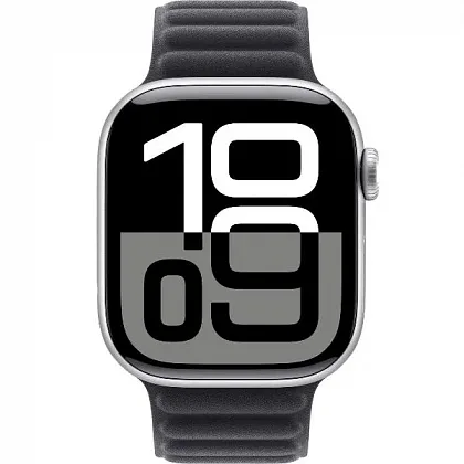 Смарт-часы Apple Watch Series 10 42mm Silver Aluminum Case with Black Magnetic Link, размер S/M