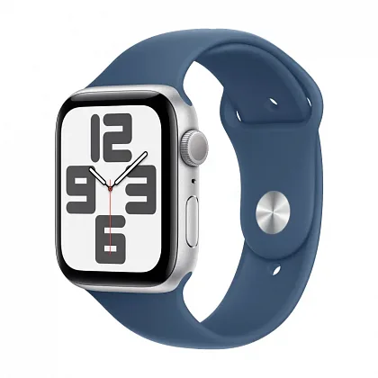 Apple Watch SE (2024) 44mm GPS Midnight Aluminium Case Midnight Sport Band (Темная ночь) M/L