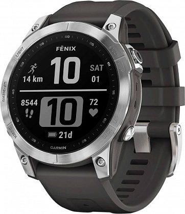 Garmin Fenix 7 Серебристые
