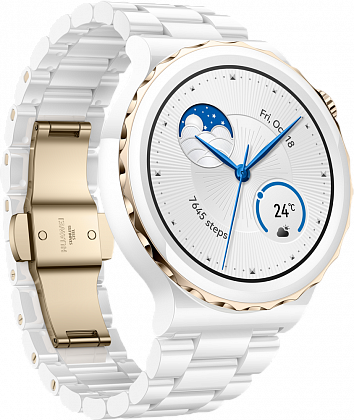 HUAWEI Watch GT 3 Pro керамический ремешок Белые (Frg-B19T)