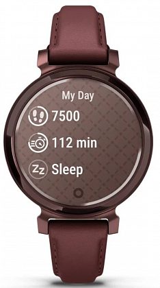 Garmin Lily 2 Classic 35мм Бронзовые с кожаным ремешком