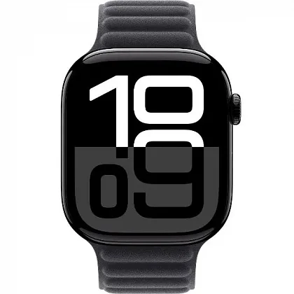 Смарт-часы Apple Watch Series 10 46mm Jet Black Aluminum Case with Black Magnetic Link, размер S/M