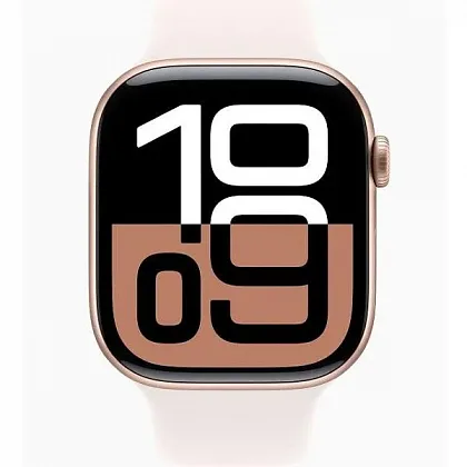 Смарт-часы Apple Watch Series 10 46mm Rose Gold Aluminium Case with Light Blush Sport Band, размер Regular