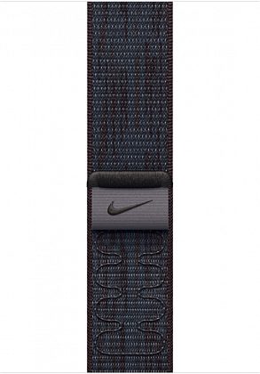 Ремешок Apple Nike Sport Loop 46 мм, черный/синий