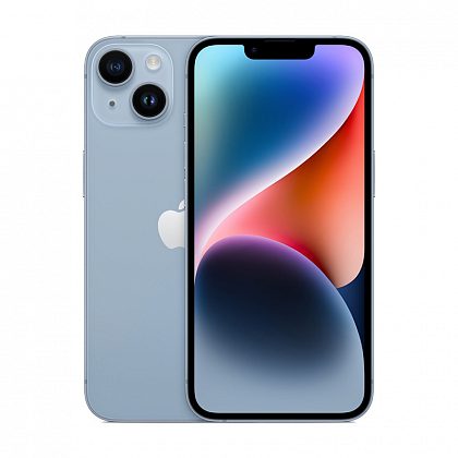Смартфон Apple iPhone 14 128 ГБ, голубой (1sim + eSim)