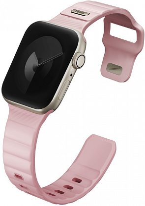 Ремешок Uniq Stride Rubber для Apple Watch 38/41 мм, силикон, розовый