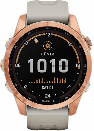 Garmin Fenix 7S Solar Розовое золото