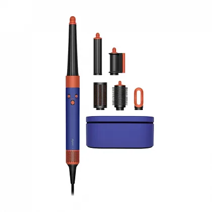 Стайлер Dyson Airwrap i.d. Complete Long HS08 синий, оранжевый (подарочный кейс для хранения)