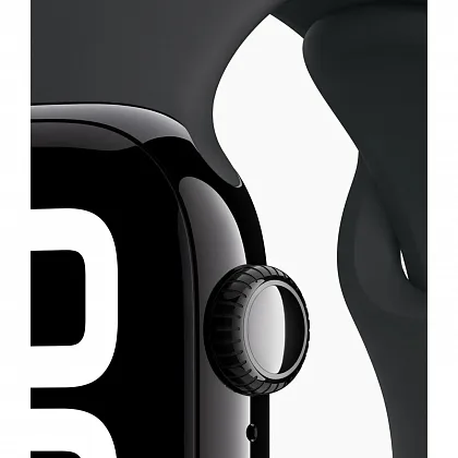 Смарт-часы Apple Watch Series 10 42mm Jet Black Aluminium Case with Black Sport Band, размер Regular