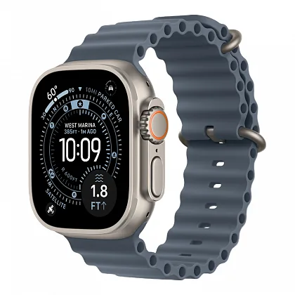 Apple Watch Ultra 3 49mm GPS + Cellular Black Titanium Case Black Ocean Band One Size