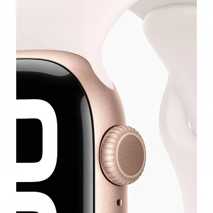 Смарт-часы Apple Watch Series 10 42mm Rose Gold Aluminium Case with Light Blush Sport Band, размер Regular