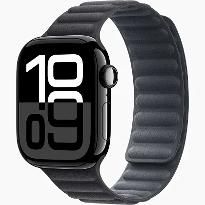 Смарт-часы Apple Watch Series 10 42mm Jet Black Aluminum Case with Black Magnetic Link, размер S/M