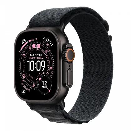 Apple Watch Ultra 3 49mm GPS + Cellular Black Titanium Case Black Ocean Band One Size