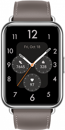 HUAWEI Watch FIT 2 Classic Edition кожаный ремешок Серые (Yda-B19V)